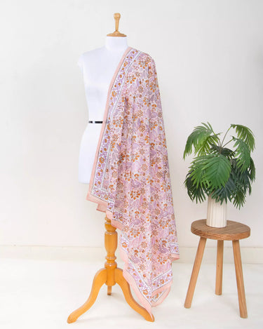 Bohemian Pink Hand Block Print Cover Up