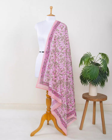 Floral Hand Block Printed Cotton