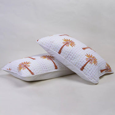 Softest Handmade Kantha Cotton Quilted Pillow Cover