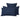 Solid Blue Kantha Pillow Cover