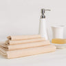 Solid Cream Cotton Waffle Bath, Hand, Face & Wash