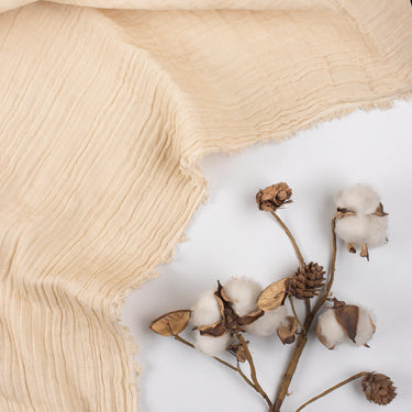 Solid Organic Cotton Gauze Fabric