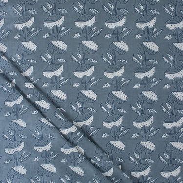 Stylish Dabu Kashish Floral Hand Block Printed Cotton Fabric