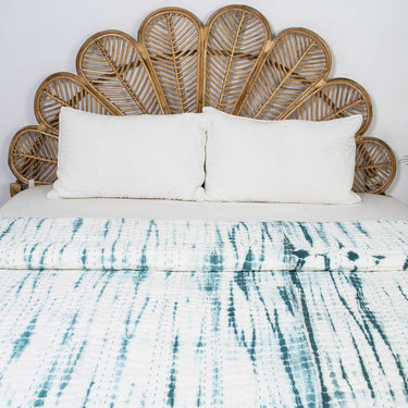 Tie Dye Organic Cotton Kantha Blanket Quilt