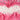 Tie Dye Shibori Pink Cotton Strip Fabric
