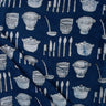 Top Blue Indigo Cotton Hand Block Print Fabric