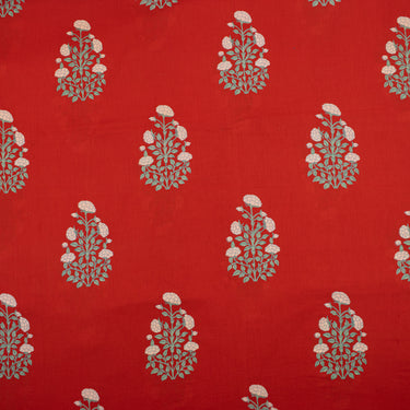 Top Boota Hand Block Printed Cotton Fabric