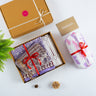 Special Gifts For Women Cotton Unstitched Suit Set with Toiletry Bag