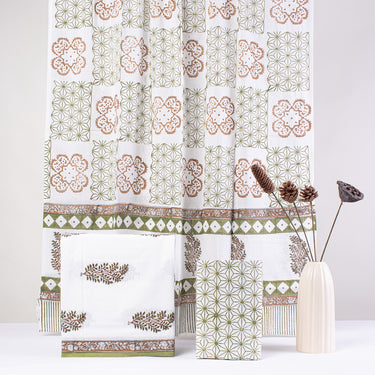 Handmade Paisley Cotton Printed Suit With Dupatta Online
