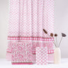 Hand Block Pink Beautiful Suit With Cotton Dupatta Online