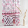 Pink Block Cotton Printed Suit With Cotton Dupatta Online