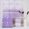 Purple Floral Print Kota Doria Dupatta Suits Online