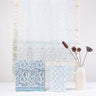 Block Floral Organza Dupatta With Cotton Dupatta Online
