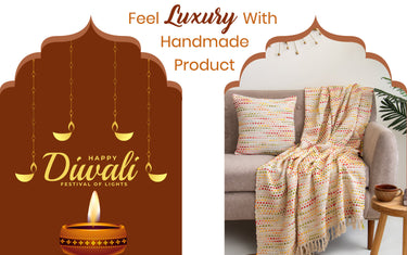 Handmade Sofa Throw for Diwali