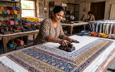 Women Printing Process
