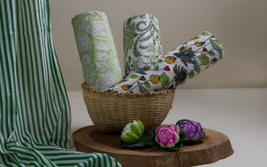 Hand Block Printed Cotton Fabric