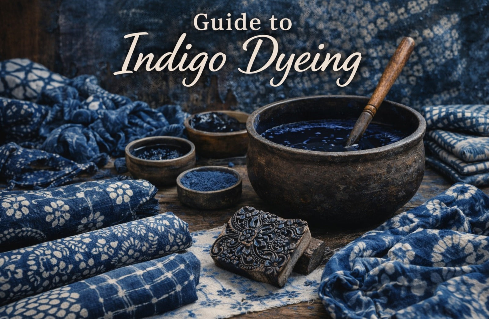 Indigo Runes Indigo Print Fabric - Unveiling the Magic of Indigo – Dmaasa