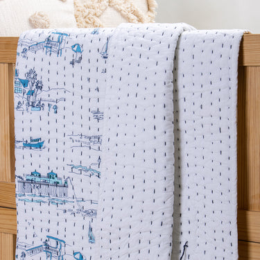 100% Pure Cotton Kantha Baby Blanket & Quilts