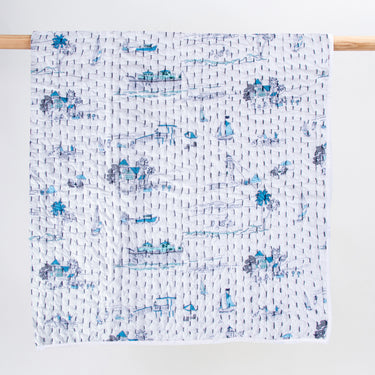 100% Pure Cotton Kantha Baby Blanket & Quilts