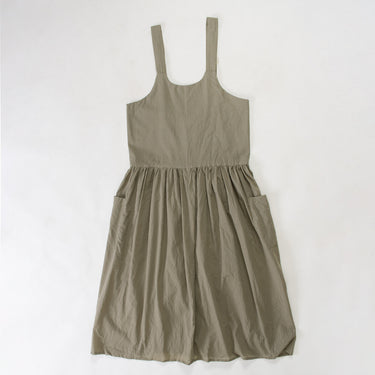 Green Dyed Apron Dress