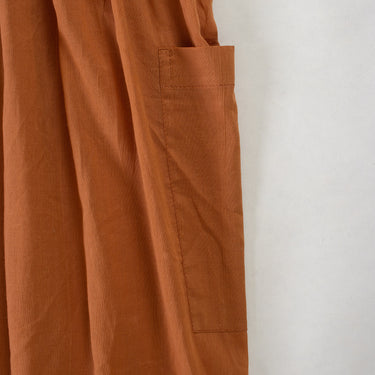 2 Side Pocket Women's Kitchen Brown Apron