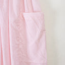 Pink Super Soft Solid Womens Kitchen Apron