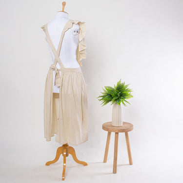 Cream Color Kitchen & Gardening Cotton Apron