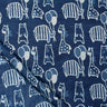 Animal Block Printed Pure Cotton Best Fabric for Clothes