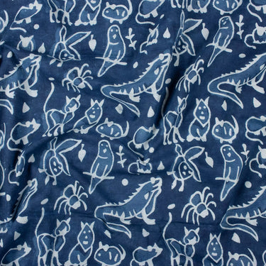 Animal Hand Block Print Best Fabric For Shirts