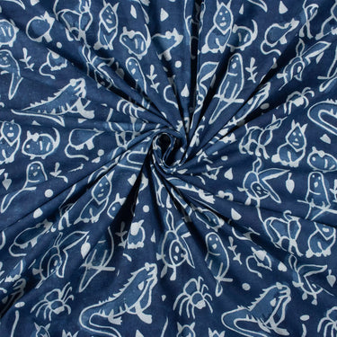 Animal Hand Block Print Best Fabric For Shirts