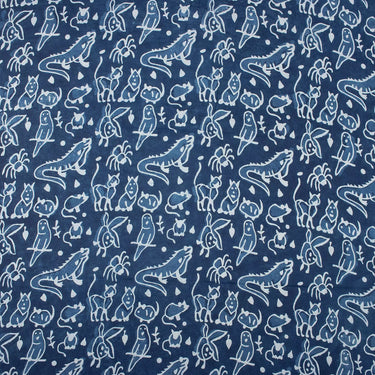 Animal Hand Block Print Best Fabric For Shirts