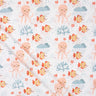 Attractive White Hand Block Print Fabric For Kurti