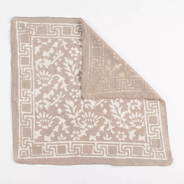 Lightweight Floral Cotton Bandana – Handmade Scarf