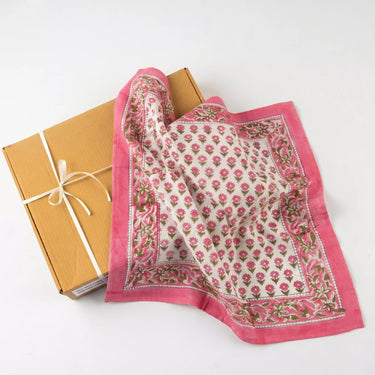 Beautiful Pink Floral Cotton