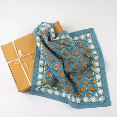 Floral Border Cotton Wrap