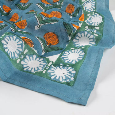 Floral Border Cotton Wrap