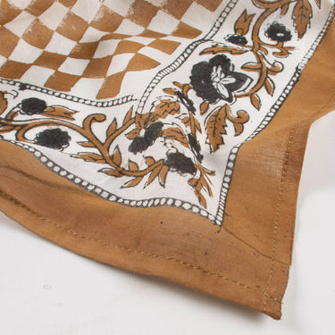 Beautiful Vintage Floral Checkered 