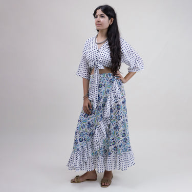 Beautiful Floral Print Women Dress For Daily Wear
