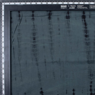 Beautiful Gray Cotton Shibori Tie And Dye Fabric For Kurti