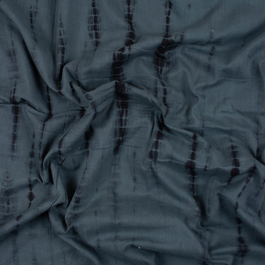 Beautiful Gray Cotton Shibori Tie And Dye Fabric For Kurti