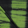 Beautiful Green and Black Tie Dye Shibori Cotton Fabric