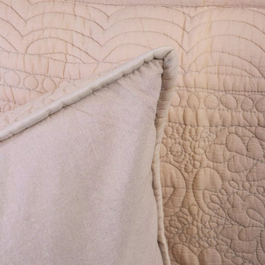 Beautiful Quilted Machine Stitched 100% Cotton Pillow Cover