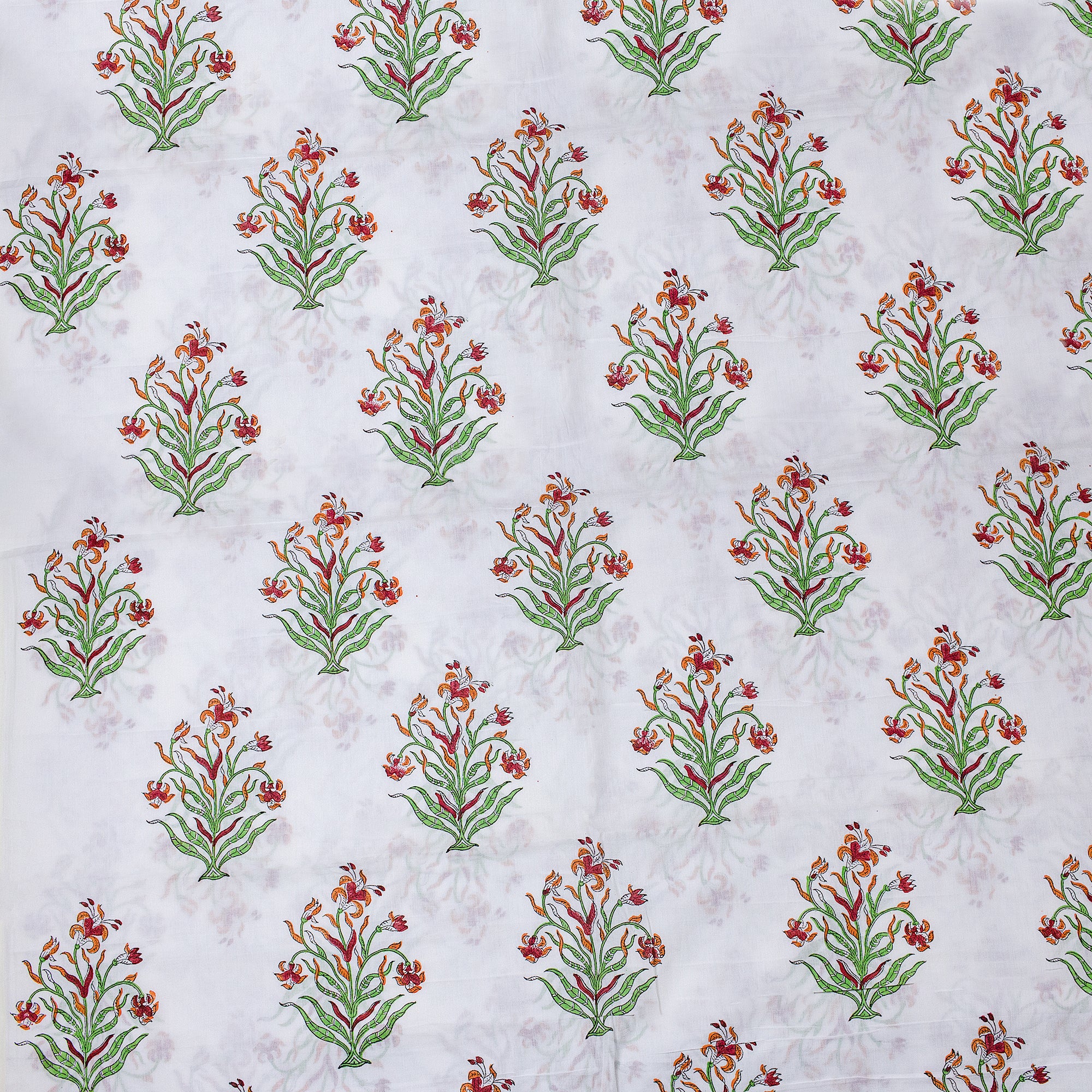 Boota Rksha Buy Best Cotton Hand Block Boota Printed Fabric – Dmaasa