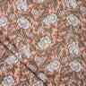 Best Cotton White Floral Hand Block Print Fabric