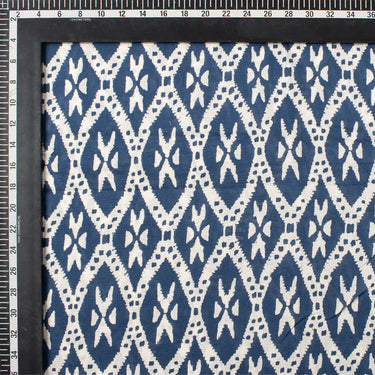 Best Discharge Pure Cotton Hand Block Printed Running Fabric