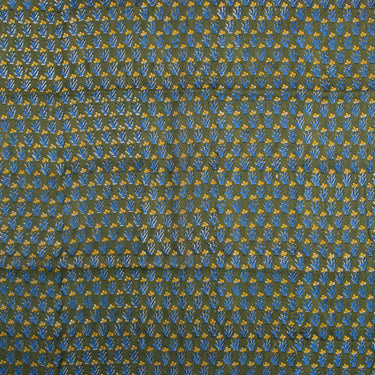 Best Floral Cotton Hand Block Print Fabric