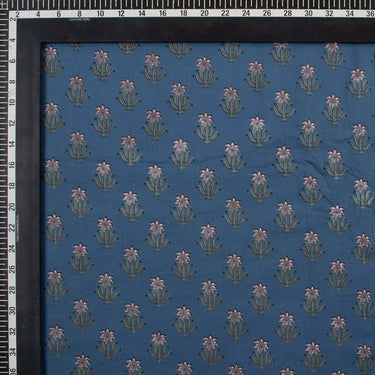 Best Floral Hand Block Printed Discharge Cotton Fabric