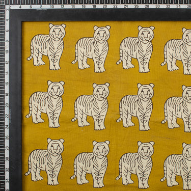 Best Hand Block Bagru Tiger Print Fabric