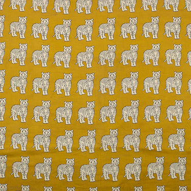 Best Hand Block Bagru Tiger Print Fabric