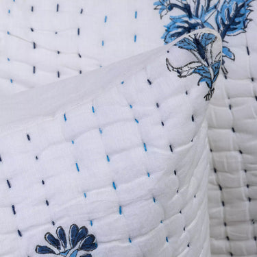 Best Newly Cotton Kantha Quilted Soft Pillow Cover